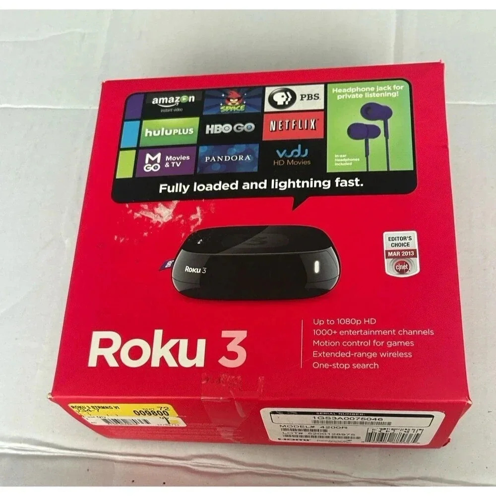 Roku 3 in box model 4200X